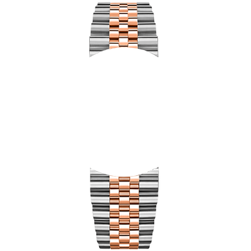 Bracelet Jubilé Or Rose et Argent